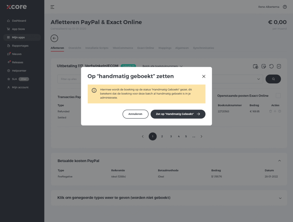 Mijn Persoonlijke Reis van Netwerkbeheer naar Creatieve Expressie 3 Afletteren uitbetalingen handmatig geboekt 1