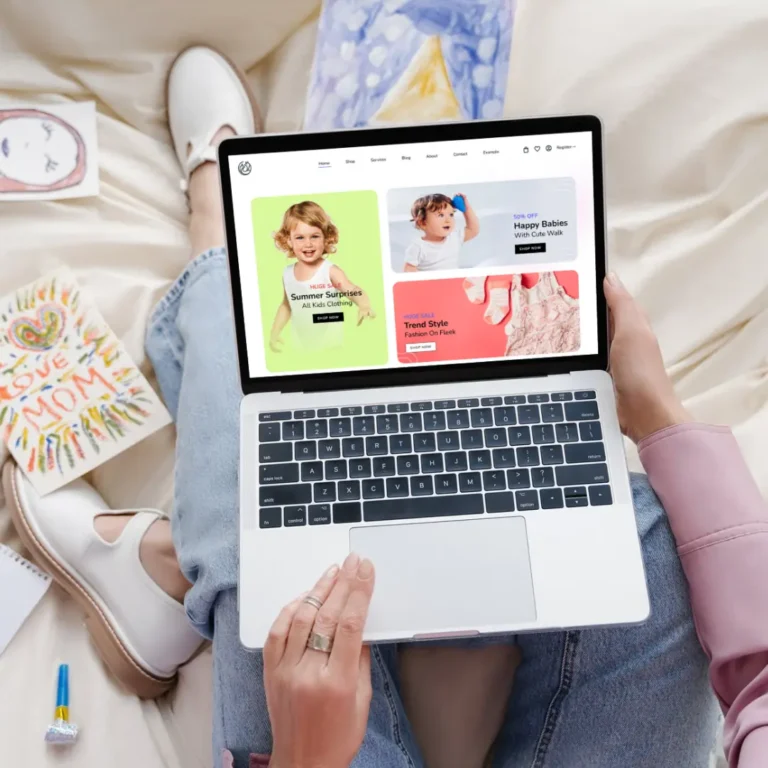 Maatwerk Softwareontwikkeling met Laravel 2 react webshop mockup